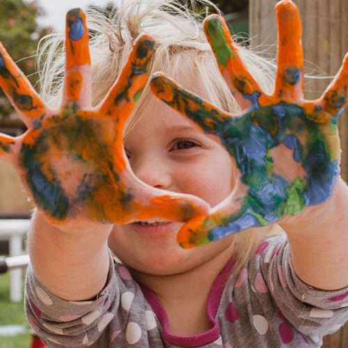 paint hands