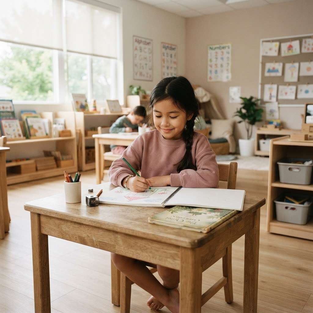 regulated child in the classroom